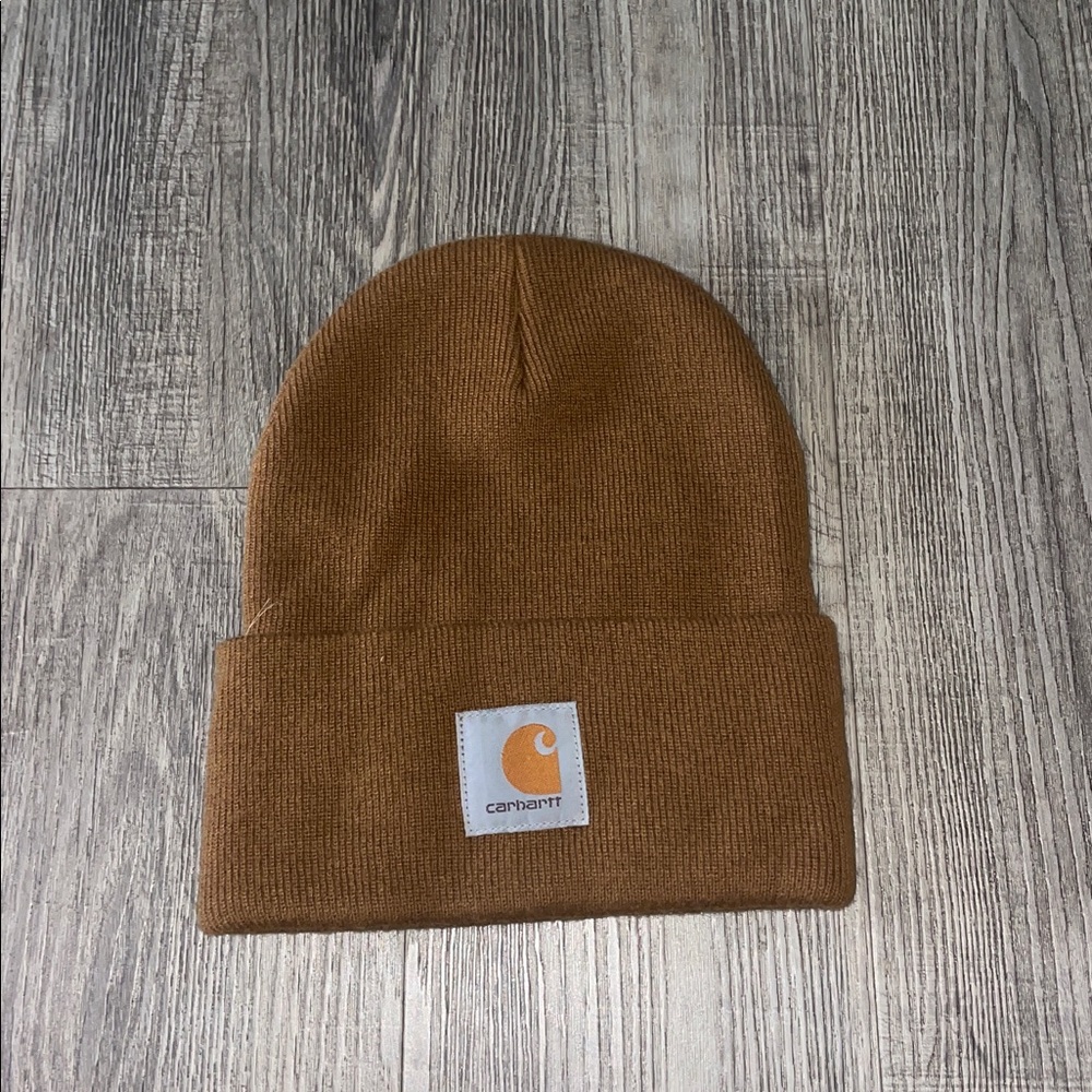 Carhartt Knit Hat in Brown unisex